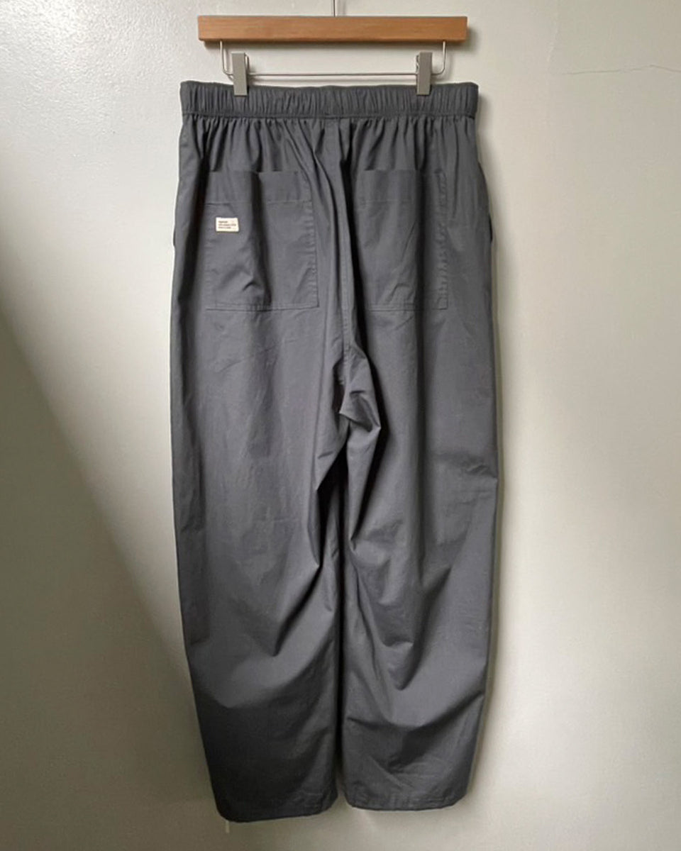 ORGANIC COTTON BROADCLOTH EASY PANTS / GREY – organicsta