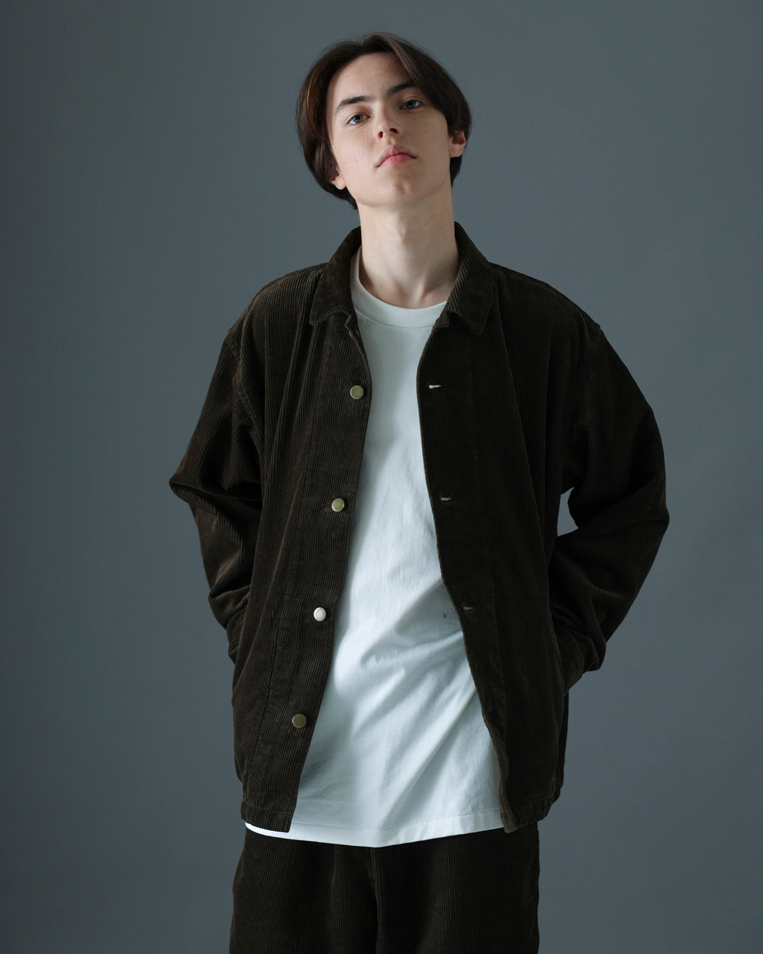 ORGANIC COTTON CORDUROY COVERALL