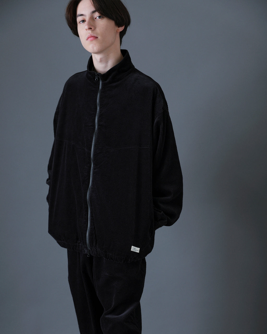 ORGANIC COTTON CORDUROY TRACK JACKET
