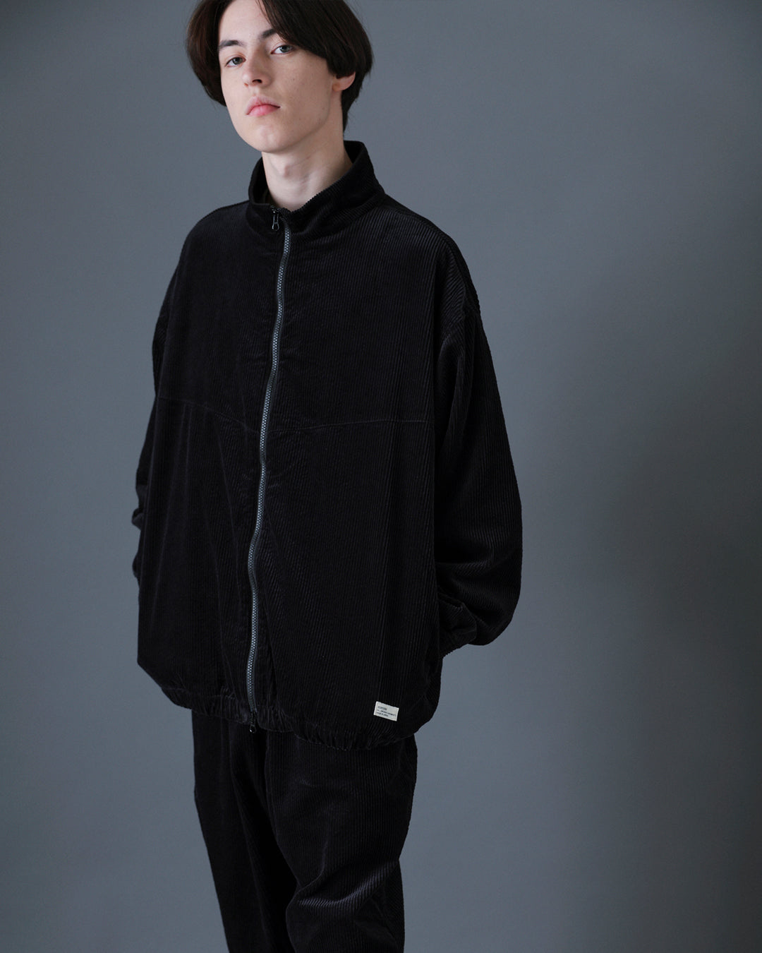 ORGANIC COTTON CORDUROY TRACK JACKET
