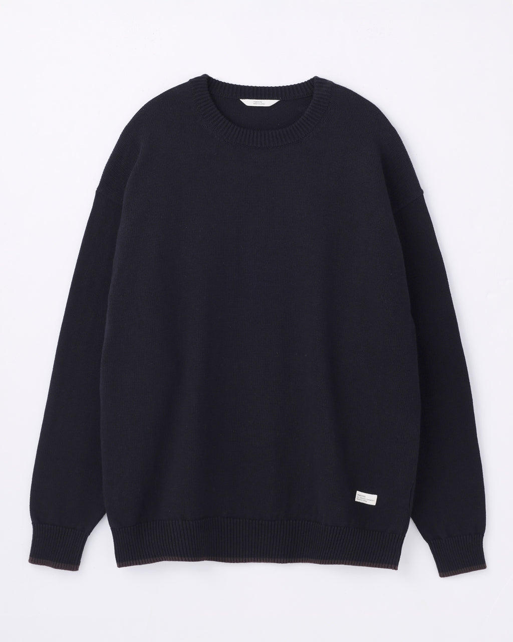 ORGANIC COTTON LINKING CREWNECK KNIT