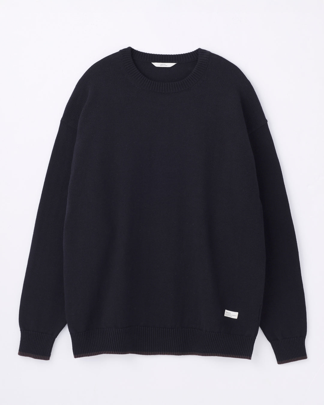 ORGANIC COTTON LINKING CREWNECK KNIT