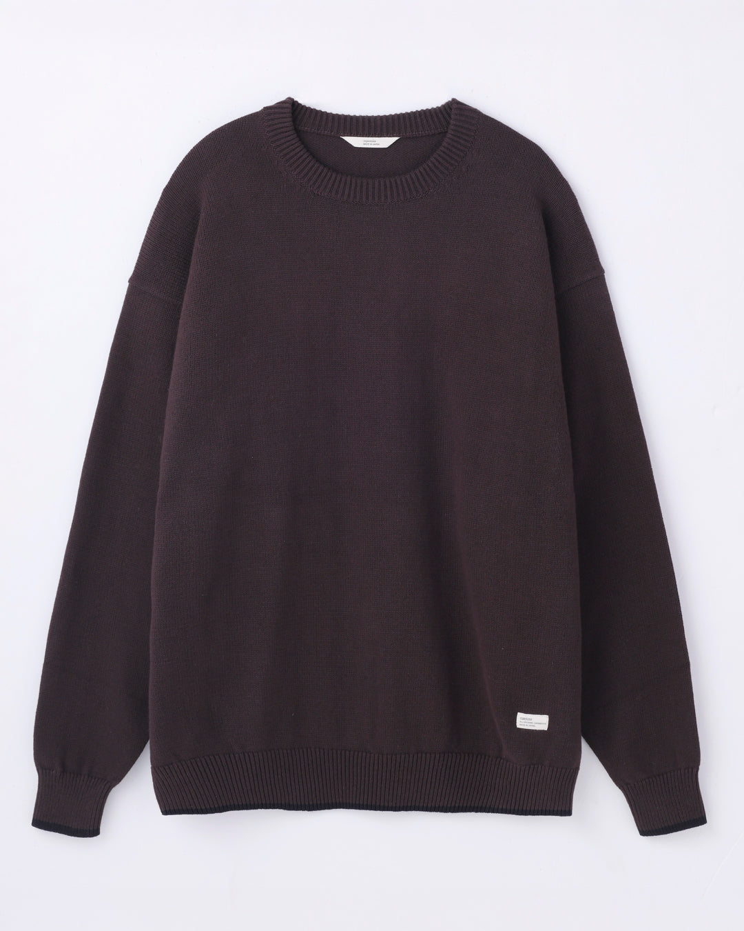 ORGANIC COTTON LINKING CREWNECK KNIT