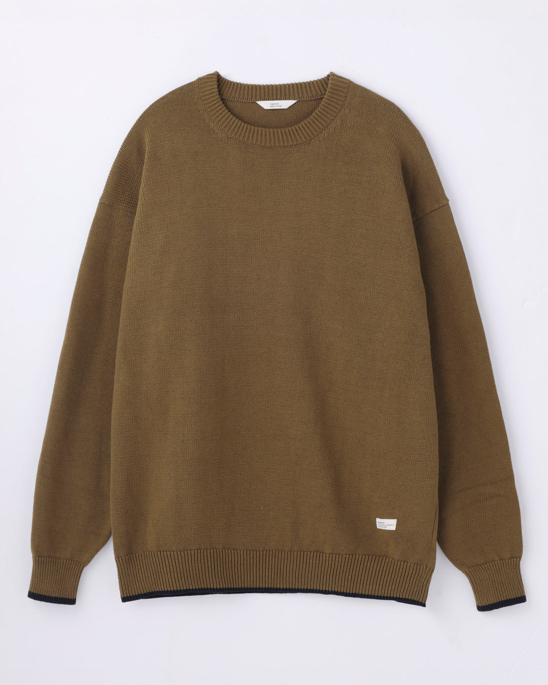 ORGANIC COTTON LINKING CREWNECK KNIT
