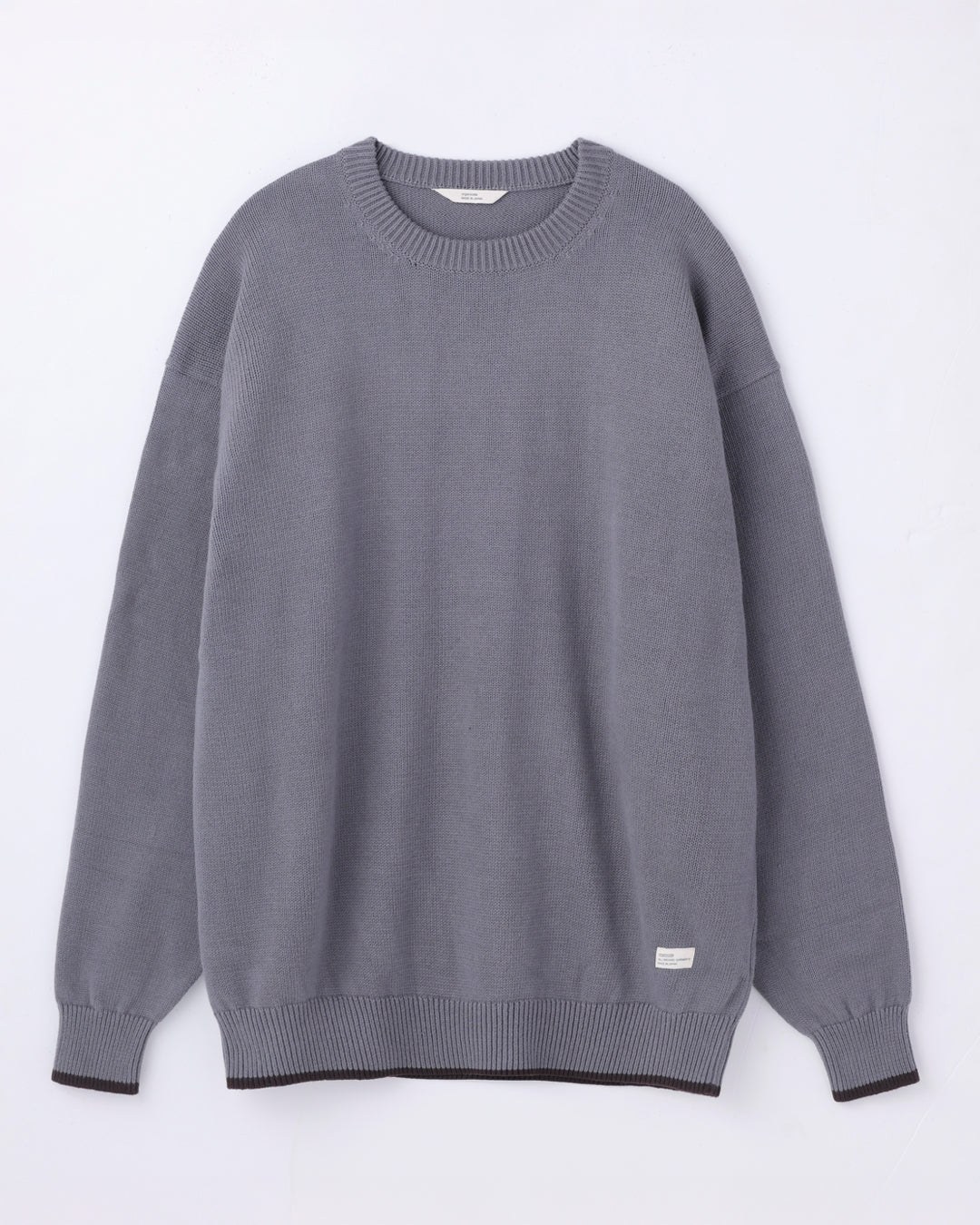 ORGANIC COTTON LINKING CREWNECK KNIT