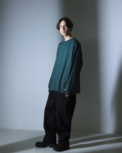 ORGANIC COTTON CHILL POCKET LONG TEE / GREEN