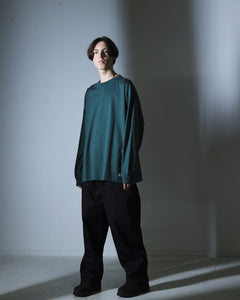 ORGANIC COTTON CHILL POCKET LONG TEE / GREEN