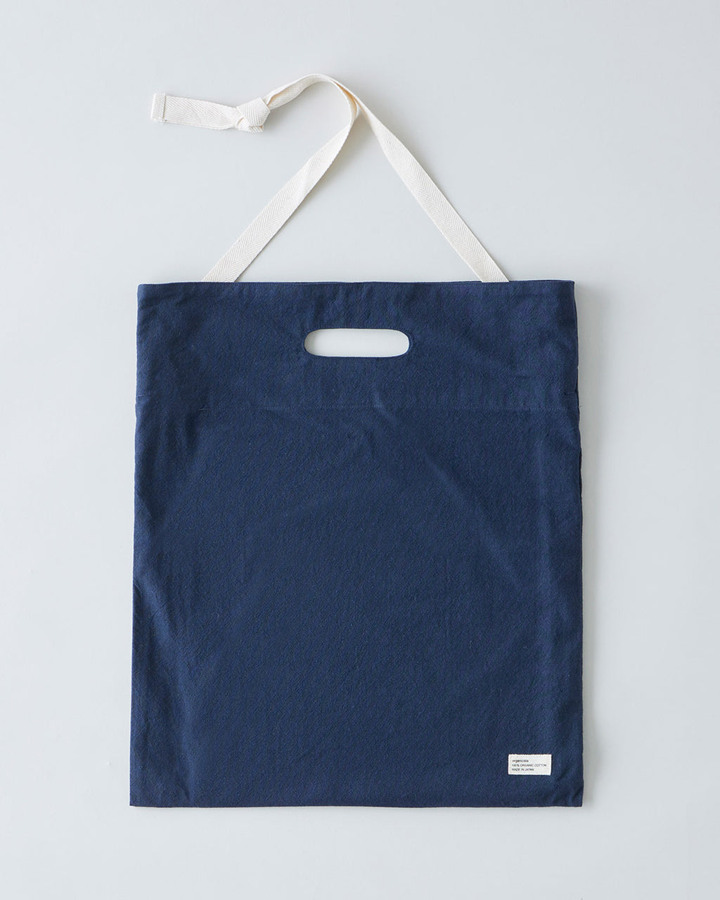 ORGANIC COTTON CANVAS RECORD BAG NAVY