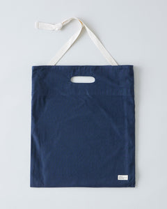 ORGANIC COTTON CANVAS RECORD BAG NAVY