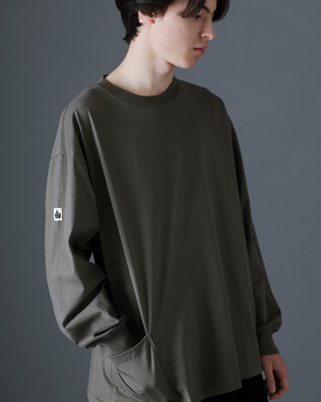 ORGANIC COTTON CHILL POCKET LONG TEE