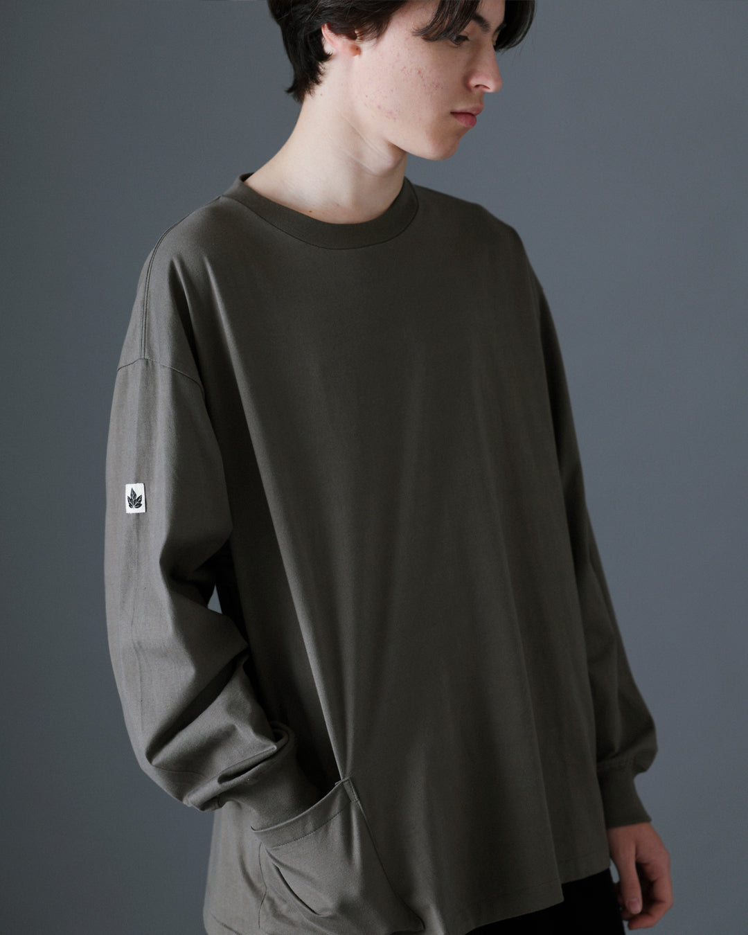 ORGANIC COTTON CHILL POCKET LONG TEE