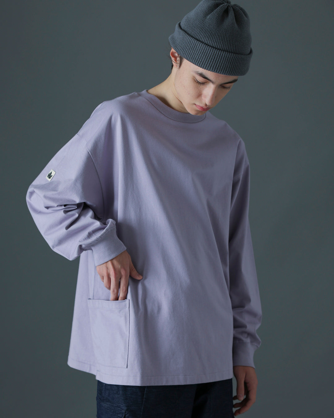 ORGANIC COTTON CHILL POCKET LONG TEE