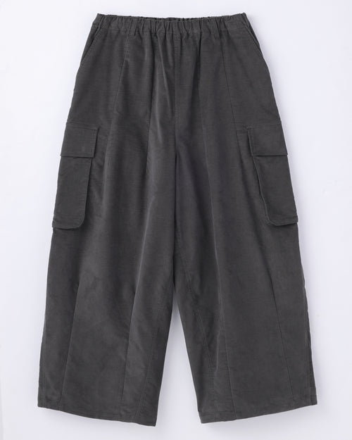ORGANIC COTTON VELVETEEN CARGO PANTS