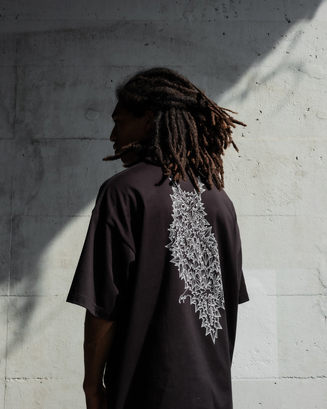 ORGANIC COTTON CHILL TEE × BAKIBAKI / BLACK