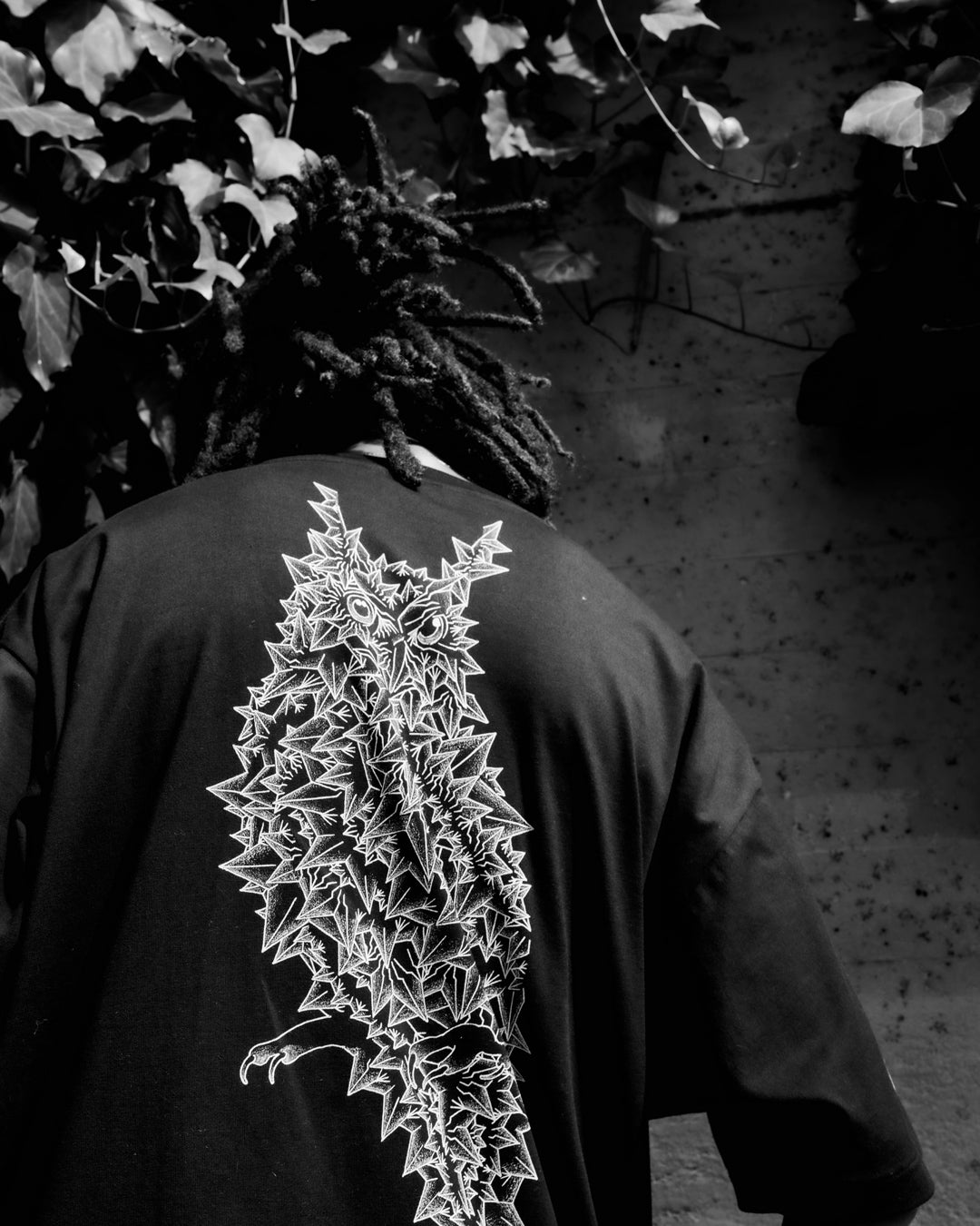 ORGANIC COTTON CHILL TEE × BAKIBAKI / BLACK