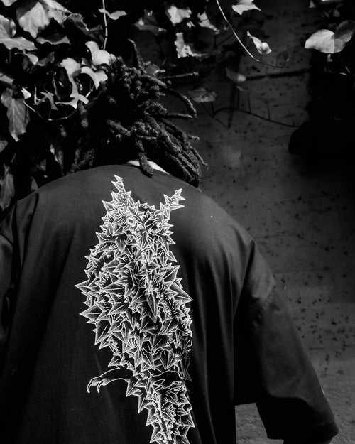 ORGANIC COTTON CHILL TEE × BAKIBAKI / BLACK