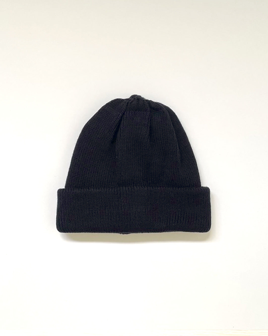 ORGANIC COTTON VERY SOFT ROLL BEANIE BLACK