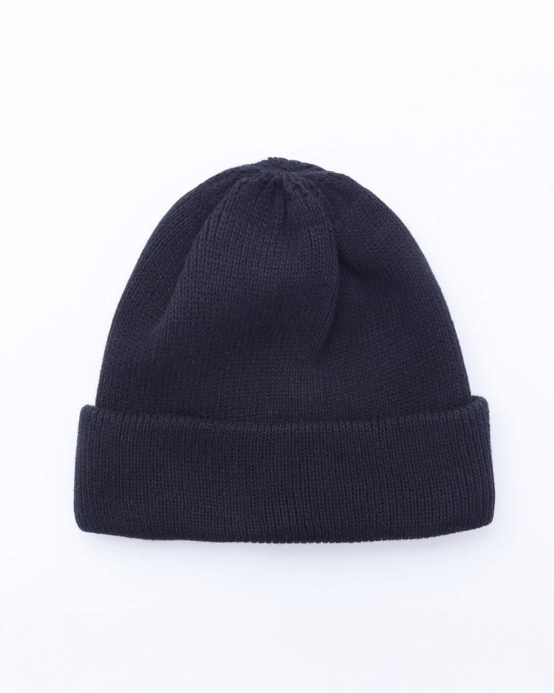 ORGANIC COTTON VERY SOFT ROLL BEANIE / BLACK