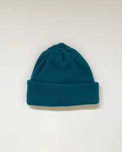 ORGANIC COTTON VERY SOFT ROLL BEANIE PACIFIC