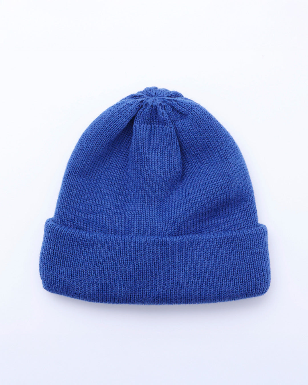 ORGANIC COTTON VERY SOFT ROLL BEANIE / O.BLUE