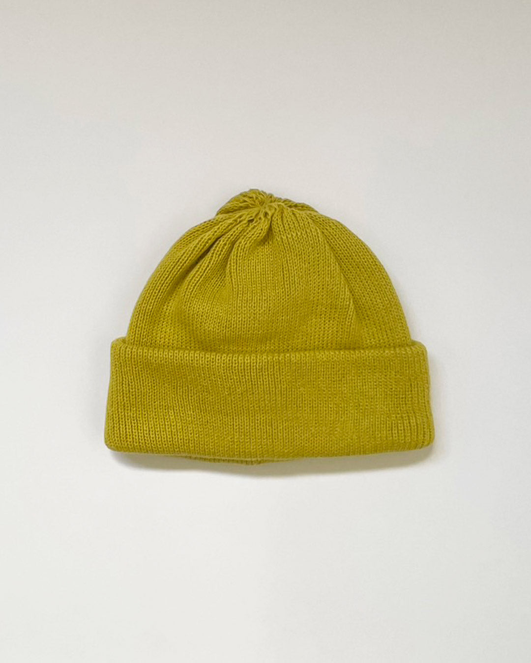 ORGANIC COTTON VERY SOFT ROLL BEANIE YELLOW