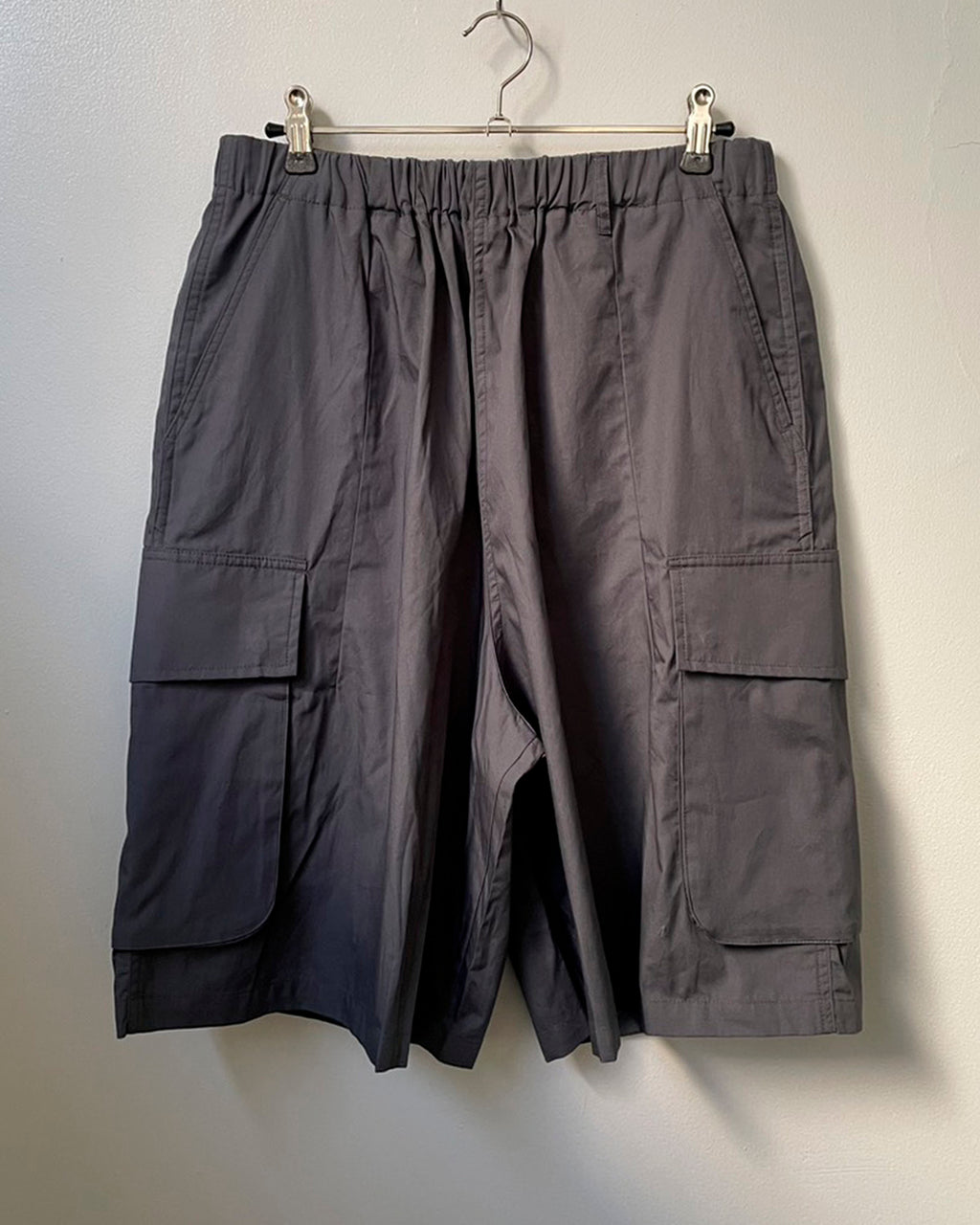 ORGANIC COTTON BROADCLOTH CARGO SHORTS / 3 COLORS