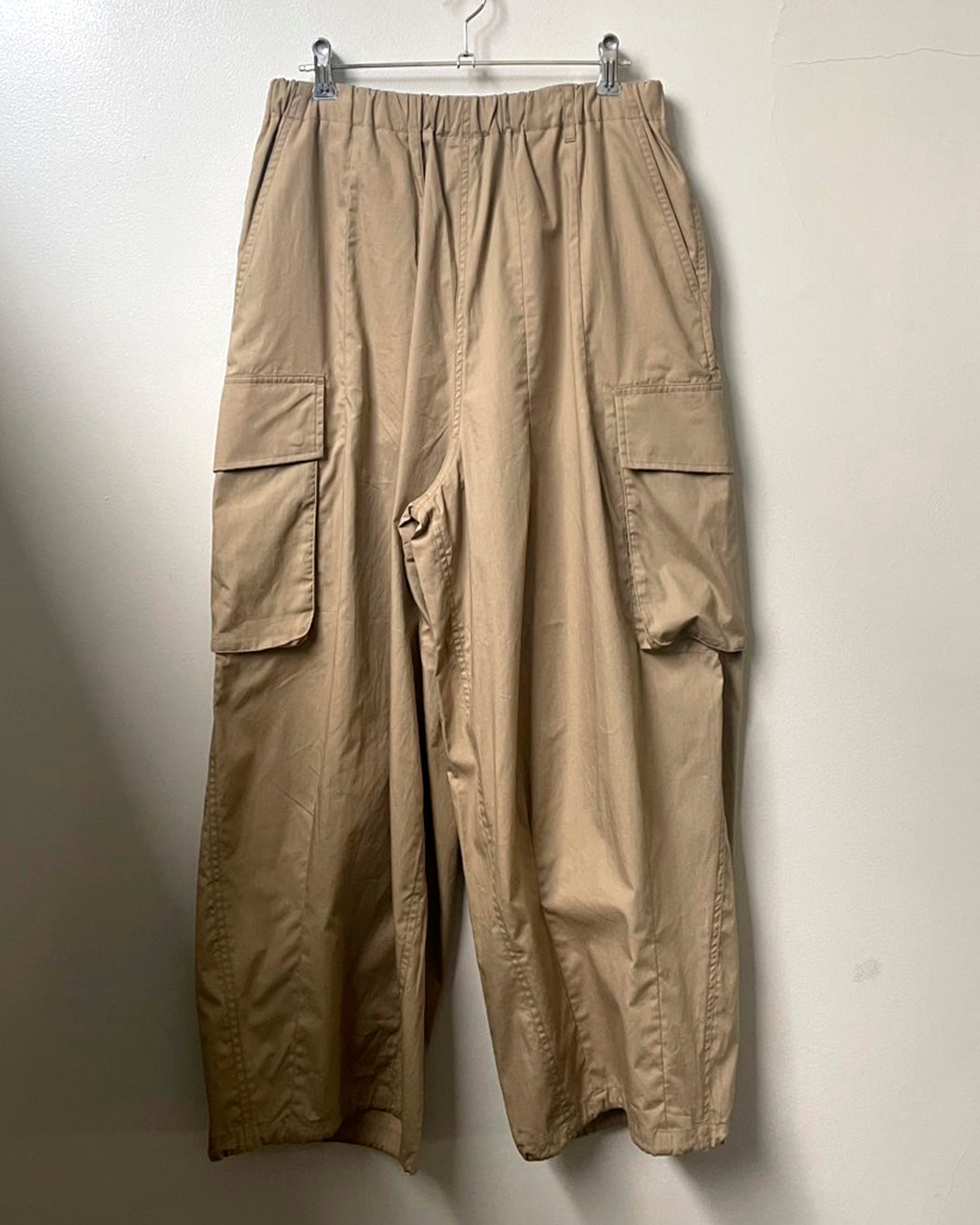 ORGANIC COTTON BROADCLOTH CARGO PANTS / 3 COLORS