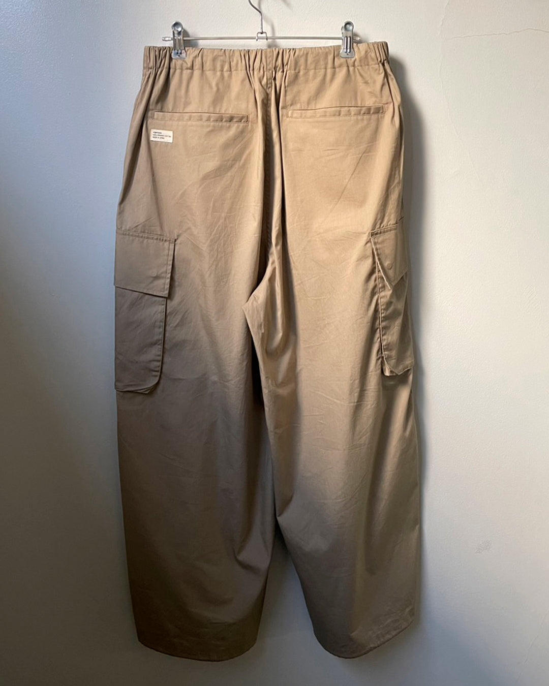 ORGANIC COTTON BROADCLOTH CARGO PANTS / 3 COLORS