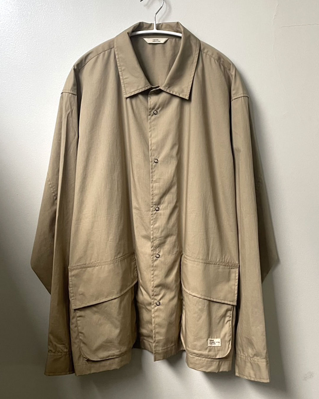 ORGANIC COTTON BROADCLOTH FIELD SHIRT JACKET / 3 COLORS