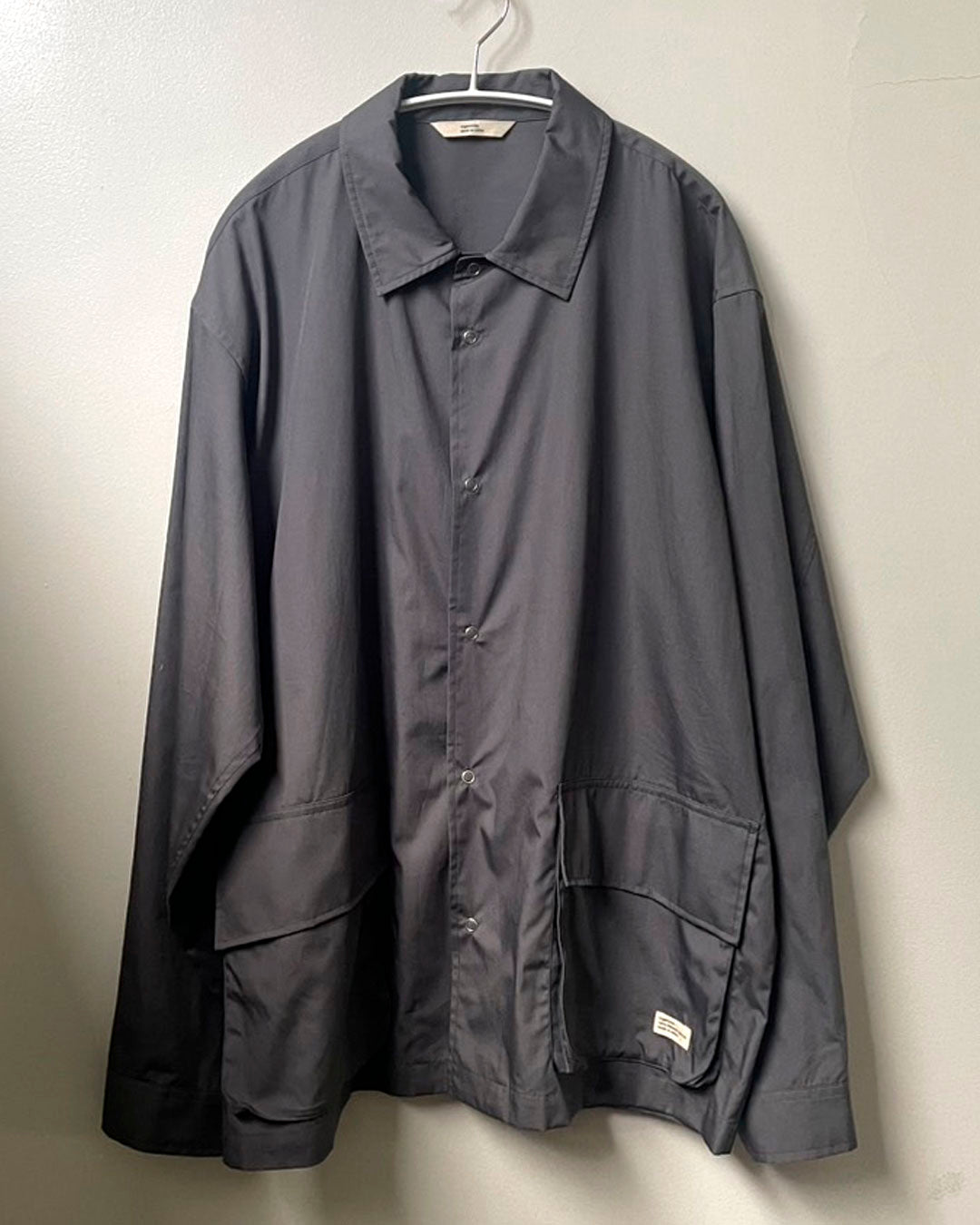 ORGANIC COTTON BROADCLOTH FIELD SHIRT JACKET / 3 COLORS