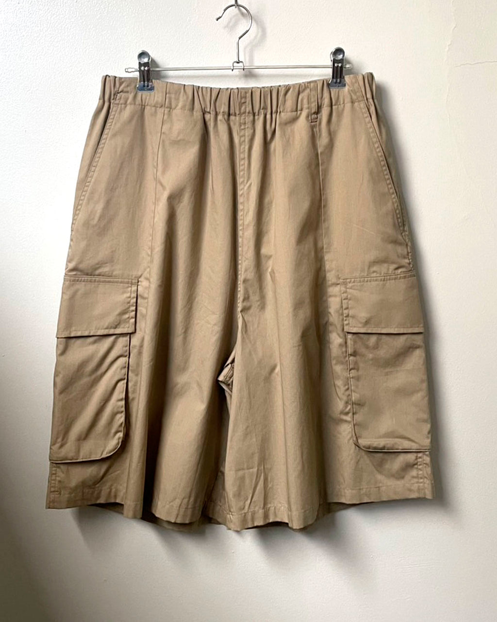 ORGANIC COTTON BROADCLOTH CARGO SHORTS / 3 COLORS