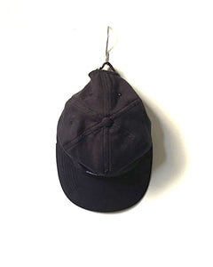 ORGANIC COTTON FLANNEL 5-PANEL CAP BLACK