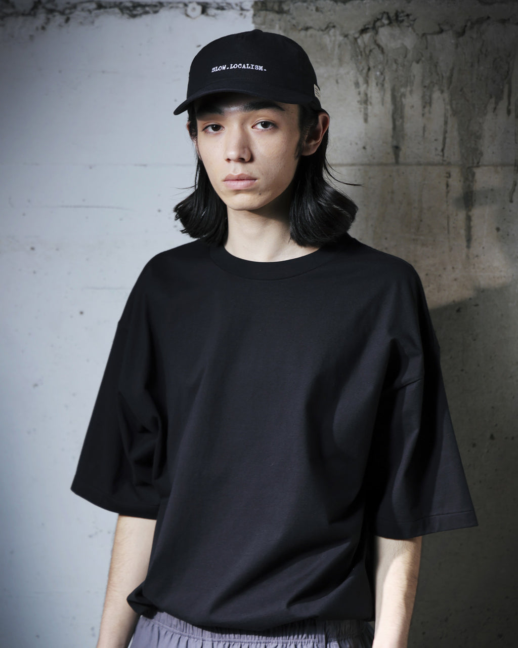 ORGANIC COTTON FLANNEL 5-PANEL CAP BLACK