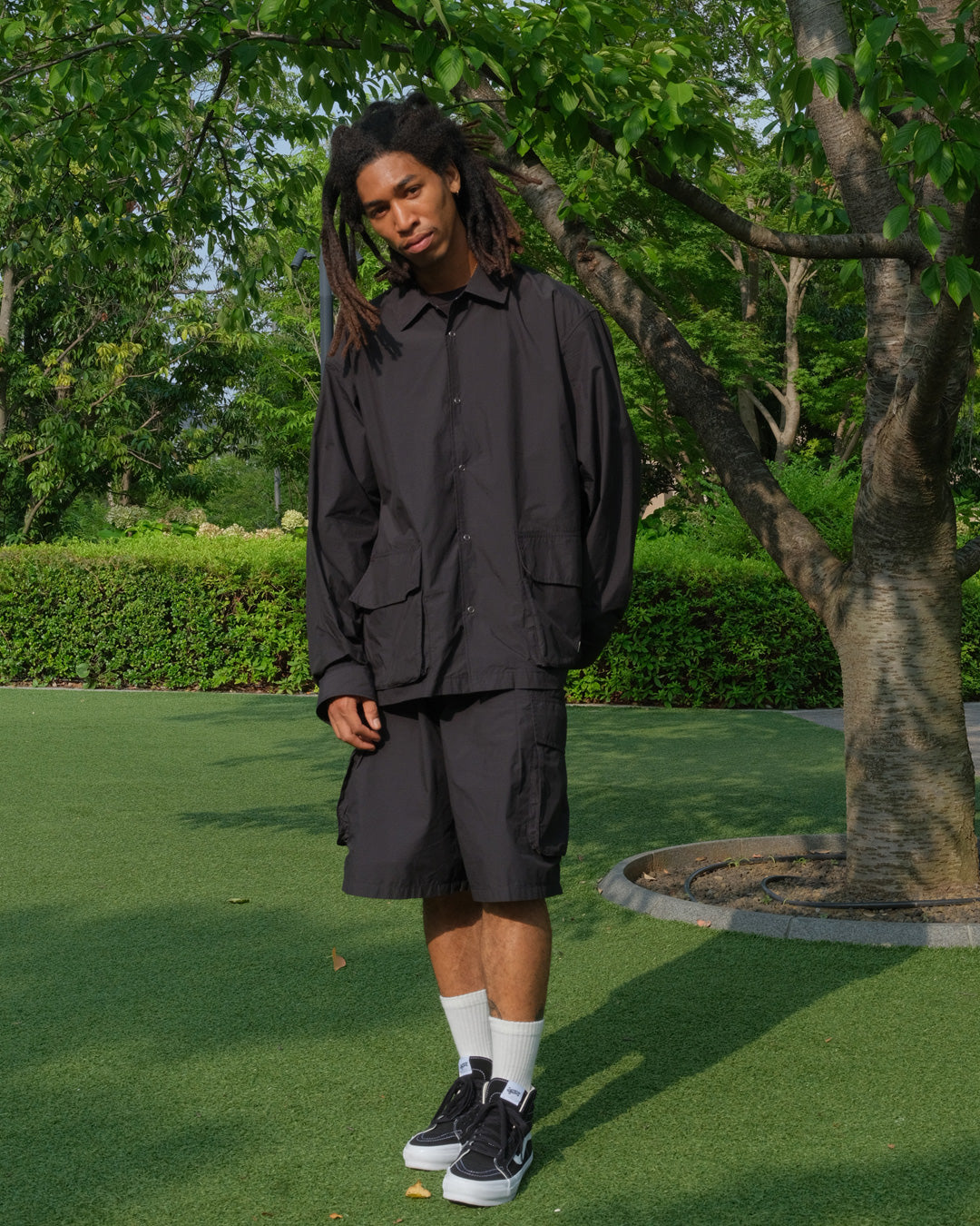 ORGANIC COTTON×CORDURA® RIPSTOP CARGO SHORTS / 3 COLORS