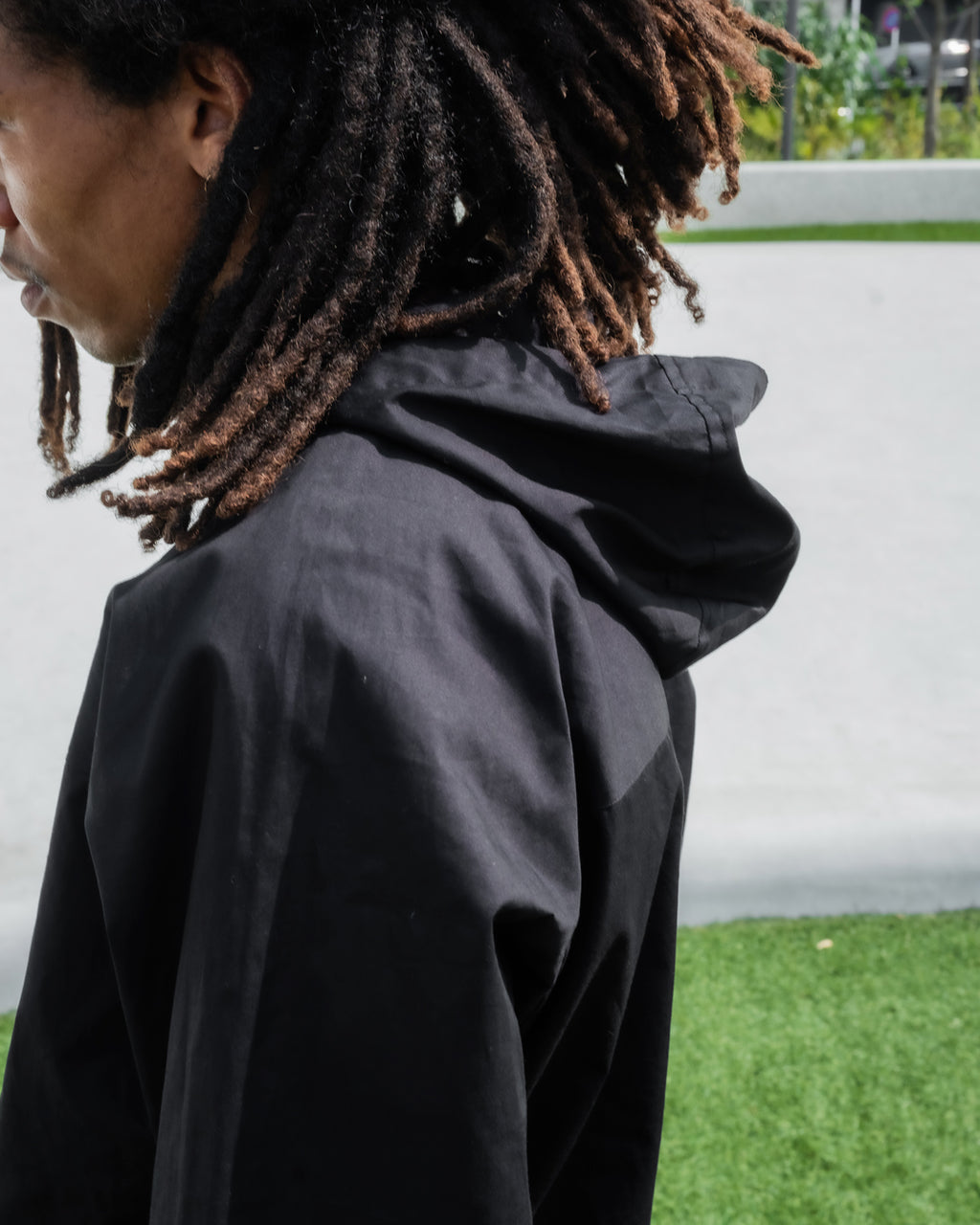 ORGANIC COTTON BROADCLOTH DAILY ZIP HOODIE / 3 COLORS