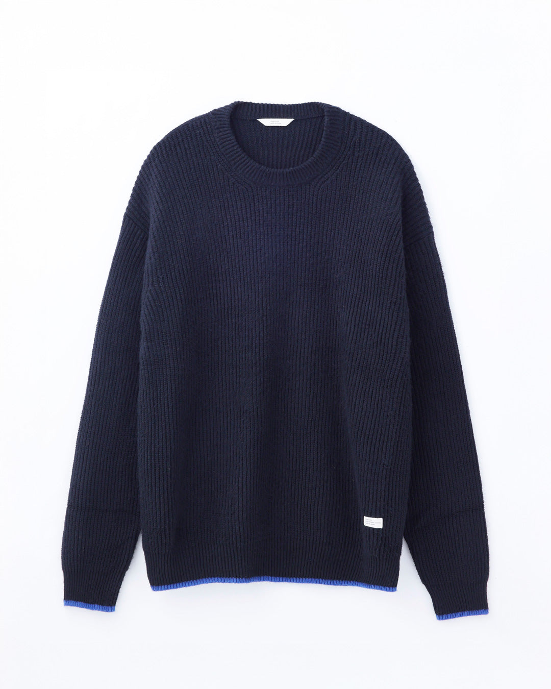 ORGANIC COTTON LINKING  MOHAIR KNIT / BLACK