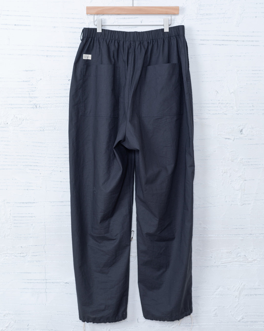 ORGANIC COTTON EASY PANTS BLACK