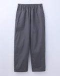 ORGANIC COTTON TWILL EASY PANTS / GREY