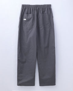 ORGANIC COTTON TWILL EASY PANTS / GREY