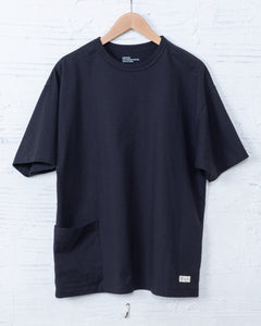 7.4oz ORGANIC COTTON SUPER SOFT POCKET TEE BLACK