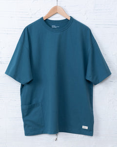 7.4oz ORGANIC COTTON SUPER SOFT POCKET TEE BLUE