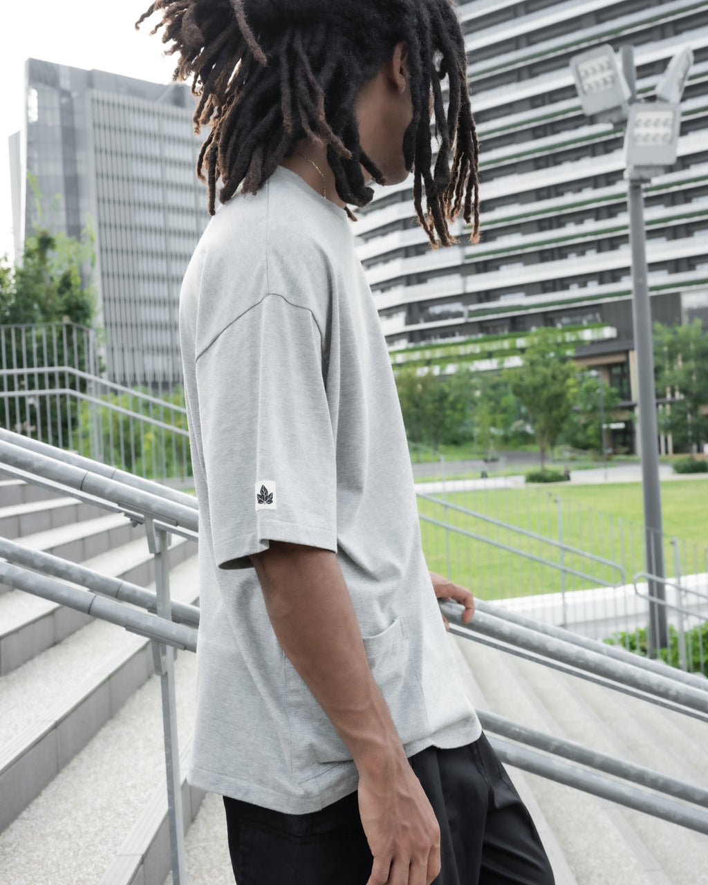 ORGANIC COTTON CHILL POCKET TEE / 5 COLORS