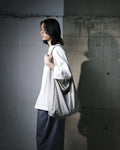 ORGANIC COTTON DENIM MARCHE BAG / HICKORY