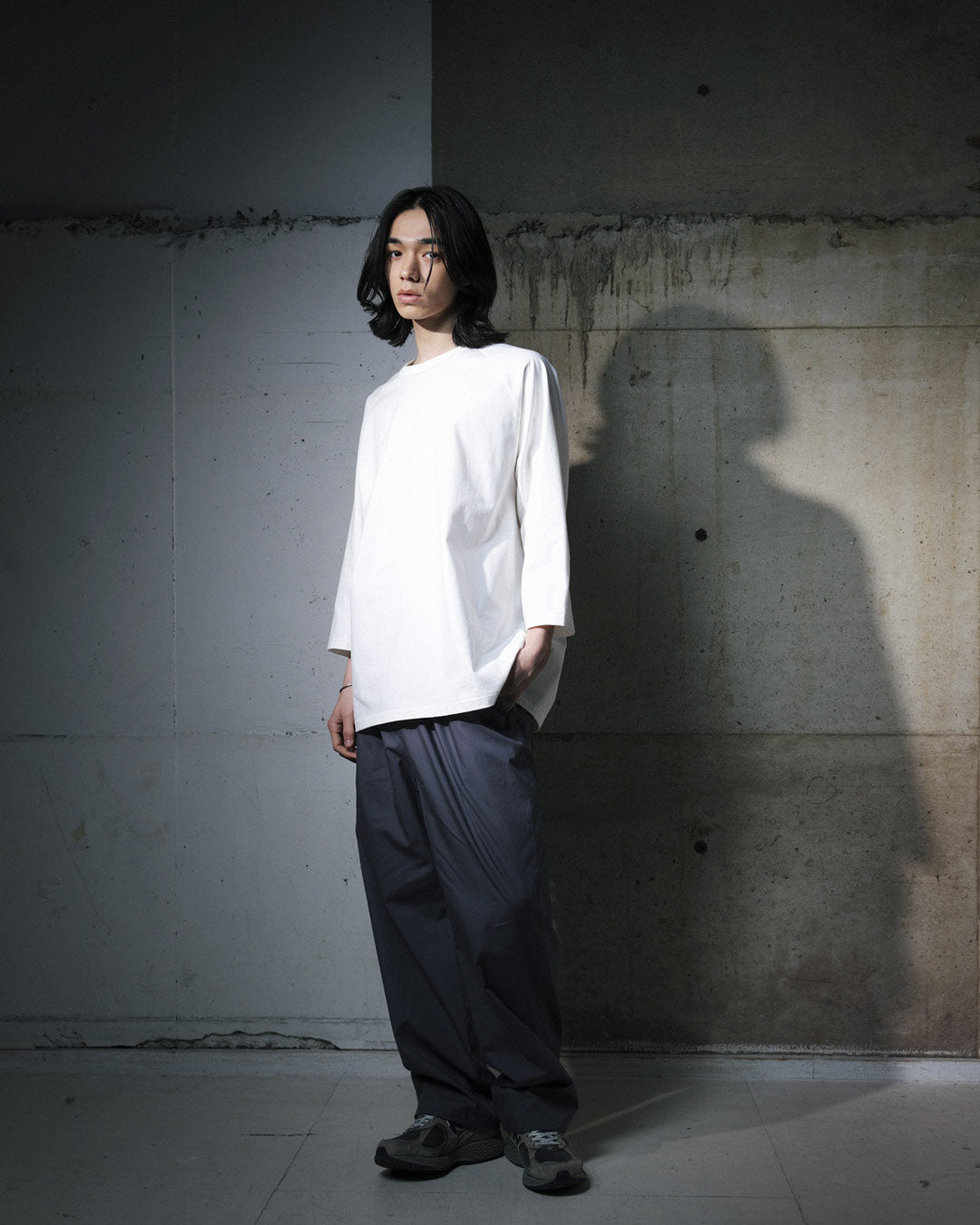 ORGANIC COTTON BROADCLOTH EASY PANTS / GREY – organicsta