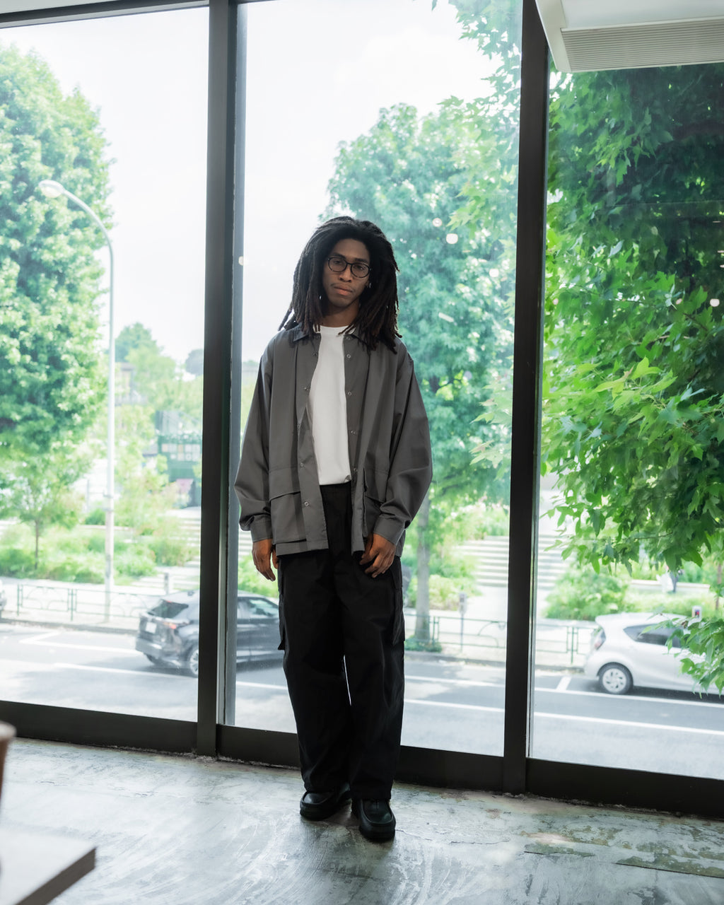 ORGANIC COTTON BROADCLOTH FIELD SHIRT JACKET / 3 COLORS