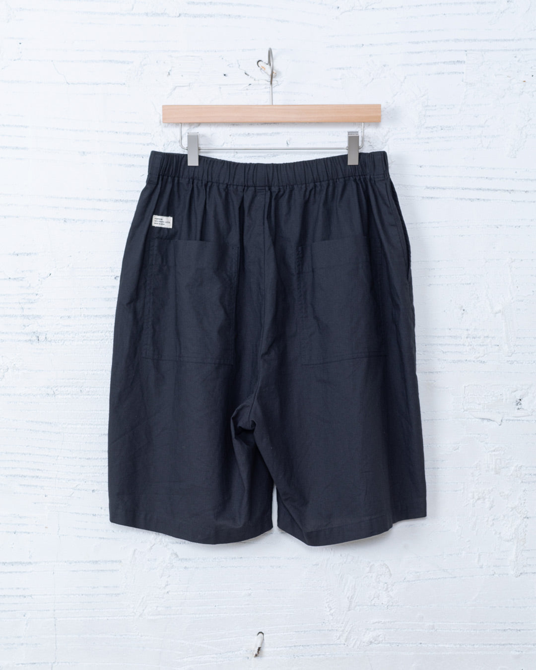 ORGANIC COTTON EASY SHORTS BLACK