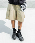ORGANIC COTTON BROADCLOTH CARGO SHORTS / 3 COLORS