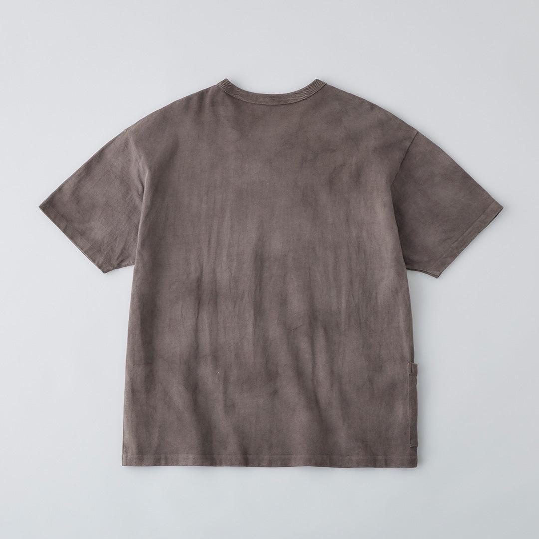 7.3oz ORGANIC COTTON POCKET TEE × 金井工芸の泥染め