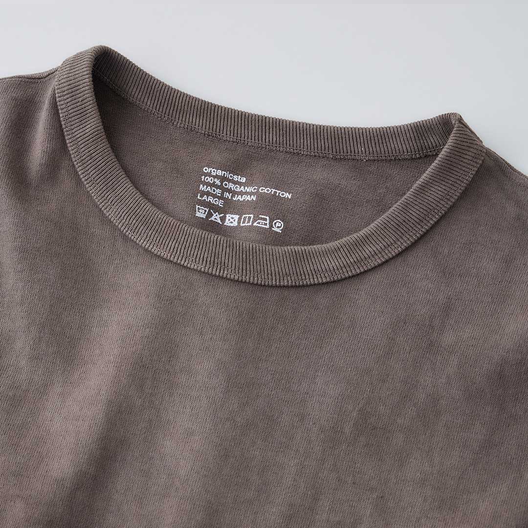 7.3oz ORGANIC COTTON POCKET TEE × 金井工芸の泥染め – organicsta