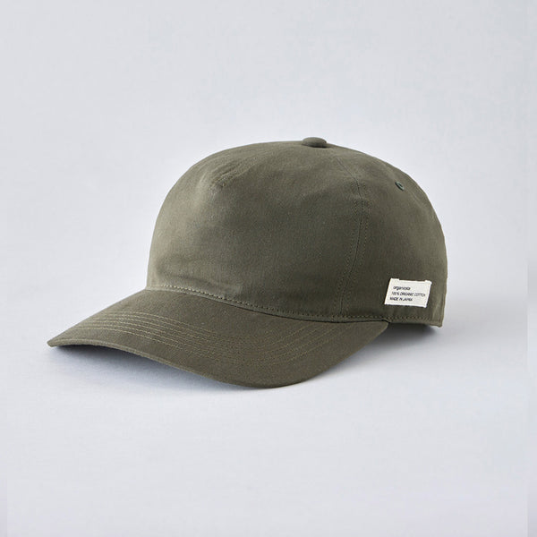 ORGANIC COTTON TWILL 5-PANEL CAP OLIVE – organicsta